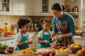 cuisiner avec les enfants
